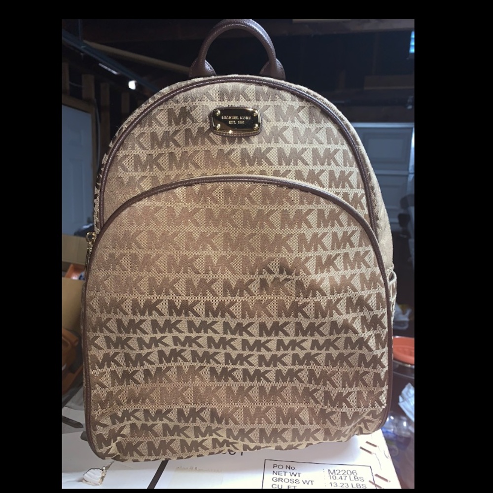 Michael Kors  brown backpack